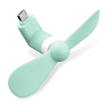 CELLONIC Micro-USB telefonventilator til Fin og kraftfuld Micro-B OTG Plug In Mobile Fan -