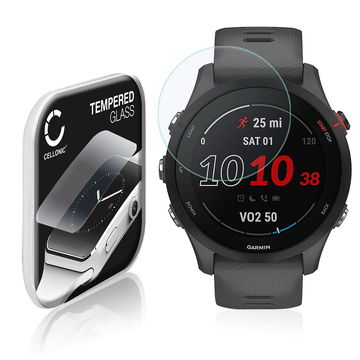 Skærmbeskytter glas Suunto 7 / Forerunner 255 (2.5D, 9H, 0,33mm, Full Glue) Screen Protector