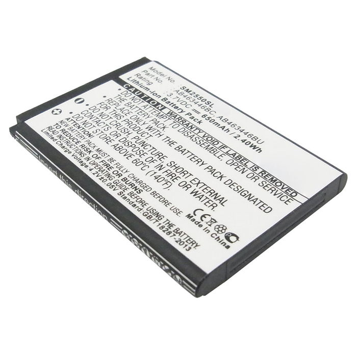 AB463446BU batteri til mobiltelefoner Samsung GT-C3520, GT-E1190, GT-E1150, GT-E1100, GT-E2530, SGH-E500, GT-C3750 - AB463446BU 650mAh - udskift dit mobilbatteri og få mere ud af din mobil
