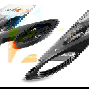 subtel styr montering til Stages Dash L200 / Dash M200 Justerbar Out Front Garmin Stem Mount Aero Bar Håndtag Monteringsbeslag til styr 25mm-35mm - Sort