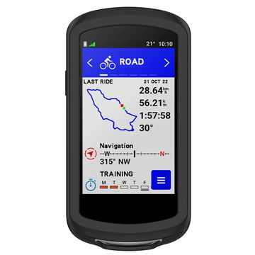 subtel Silikone Case til Garmin Edge 1040 / Edge 1040 Solar Cover - Beskyttende Bumper Shell Skin Shockproof Rubber Housing for GPS SatNav Sat Navi Navi - Sort