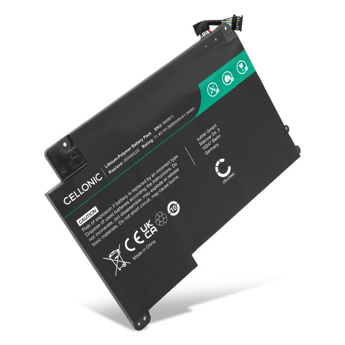 Batteri til Lenovo ThinkPad Yoga 460, ThinkPad P40 Yoga, ThinkPad Yoga 14, 00HW020, SB10F46459, 00HW021 Bærbar computer - 3600mAh 11.4V 