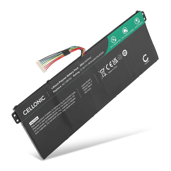 Acer Aspire 5 A515-55G Batteri 3600mAh fra Cellonic