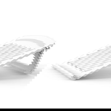 Universal Laptop Stander - Justerbar, letvægts, ergonomisk, kølende, bærbar computerstativ - ventileret, foldbar Notebook Elevator, køler og holder til arbejdsbord og bord