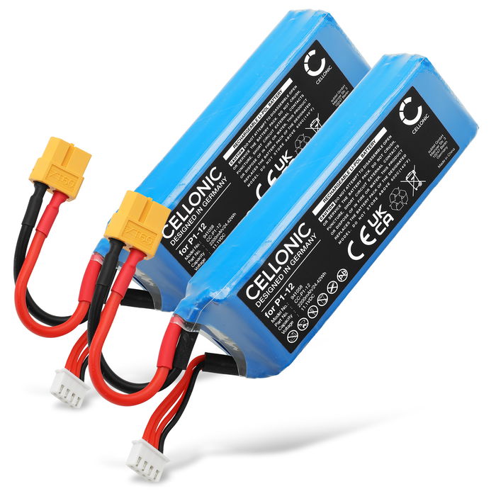 2x Batteri til DJI FC40 / Phantom 1 - Reservebatteri P1-12 2200mAh udskiftsningsbatteri