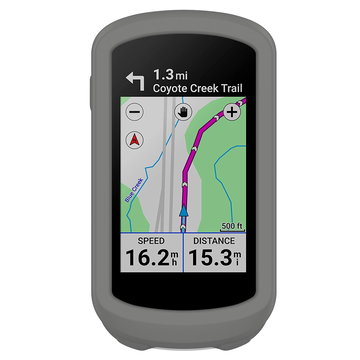 subtel Silikone Case til Garmin Edge Explore 2 Cover - Beskyttende Bumper Shell Skin Shockproof Rubber Housing for GPS SatNav Sat Navi Navi - Grå