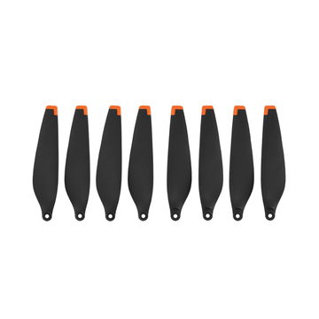 8x DJI Mini 3 Pro Propellerudskiftninger - Low Noise Stealth Drone Rotorbladene Prop Wing Spares Tilbehørssæt + Skruer & Skruetrækker - Sort/Orange