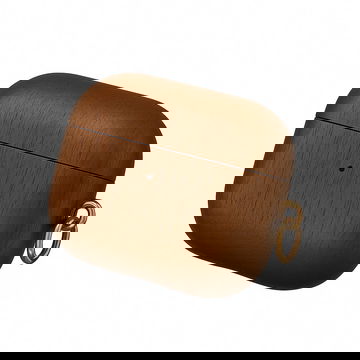 subtel Wooden Case Cover for Apple AirPods Pro Cases - Protective Wood Hard Shell Charging Case Skin Portable & Shockproof Slim Anti-Slip