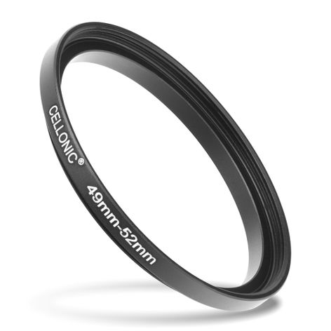 49mm - 52mm Step-Up Ring Kamerafilteradapter til kameraobjektiver fra CELLONIC