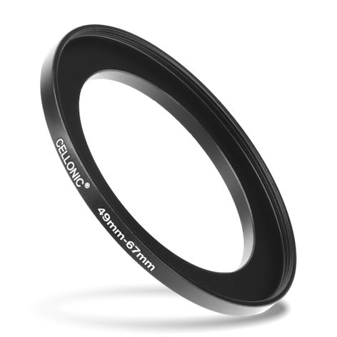 49mm - 67mm Step-Up Ring Kamerafilteradapter til kameraobjektiver fra CELLONIC