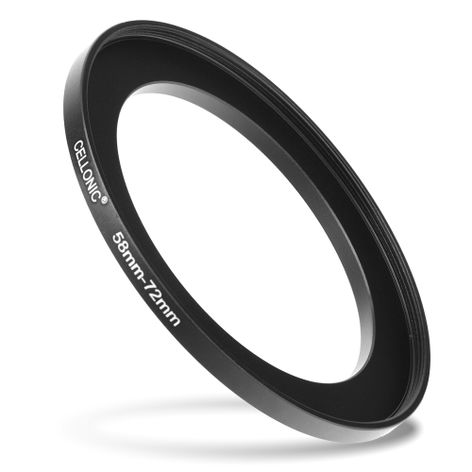 58mm - 72mm Step Up Ring Camera Filter Adapter for Camera Lenses from CELLONIC
