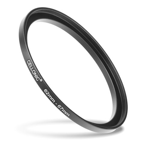 62mm - 67mm Step-Up Ring Kamerafilteradapter til kameraobjektiver fra CELLONIC