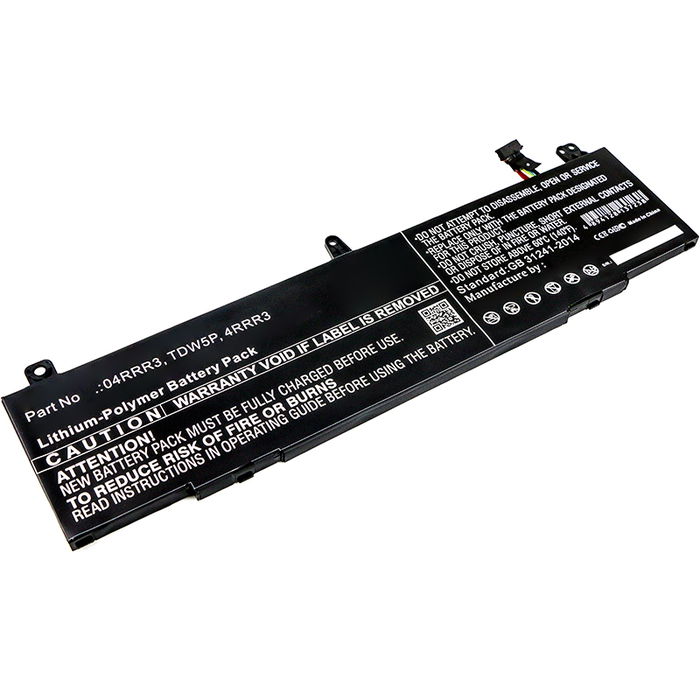 Batteri til Dell Alienware 13 R3 Bærbar computer - 4800mAh 15.4V