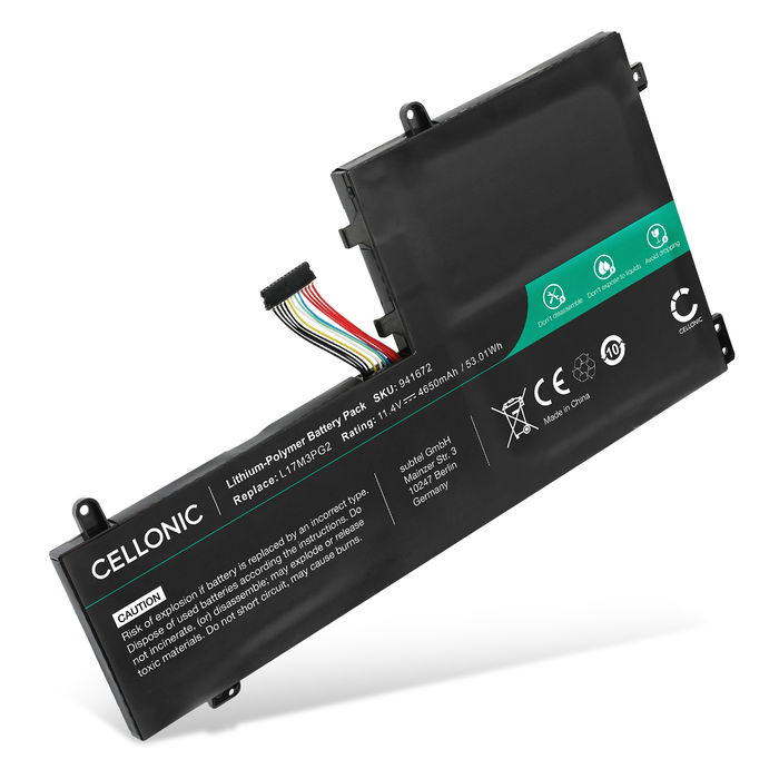 Battery til Lenovo Legion Y530-15ICH, Y540-15IRH, Y730-15ICH, Y740-15IRH, Y7000 4650mAh fra CELLONIC