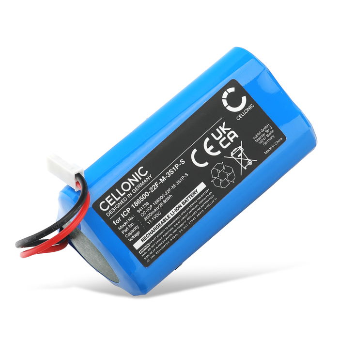 Electropan ICP 186500-22F-M-3S1P-S Batteri 2600mAh fra CELLONIC