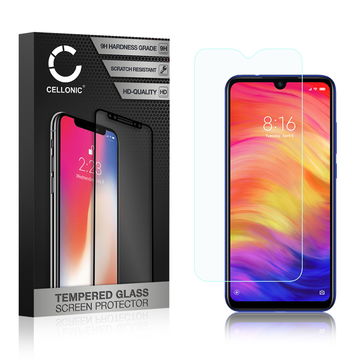 Skærmbeskytter glas Xiaomi Redmi Note 7 Global (3D Case-friendly, 9H, 0,33mm, Full Glue) Screen Protector