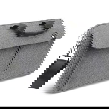 Lomme til - Polyester, Grå taske lomme sag