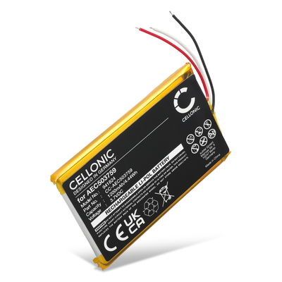 Battery til SteelSeries Arctis 7, SteelSeries Arctis 3, SteelSeries Arctis 1, Arctis 7P 1200mAh 3.7V fra CELLONIC