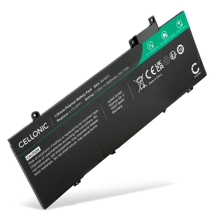 Batteri til Lenovo ThinkPad T480s / 01AV478, L17L3P71, 01AV479,01AV480, 5B10K10182 Bærbar computer - 4650mAh 11.55V 