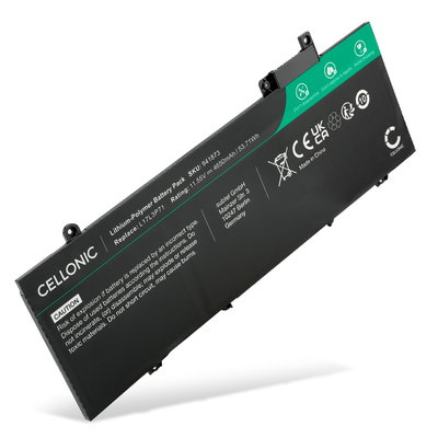 Battery for Lenovo ThinkPad T480s / 01AV478, L17L3P71, 01AV479,01AV480, 5B10K10182 11.55V 4650mAh from CELLONIC