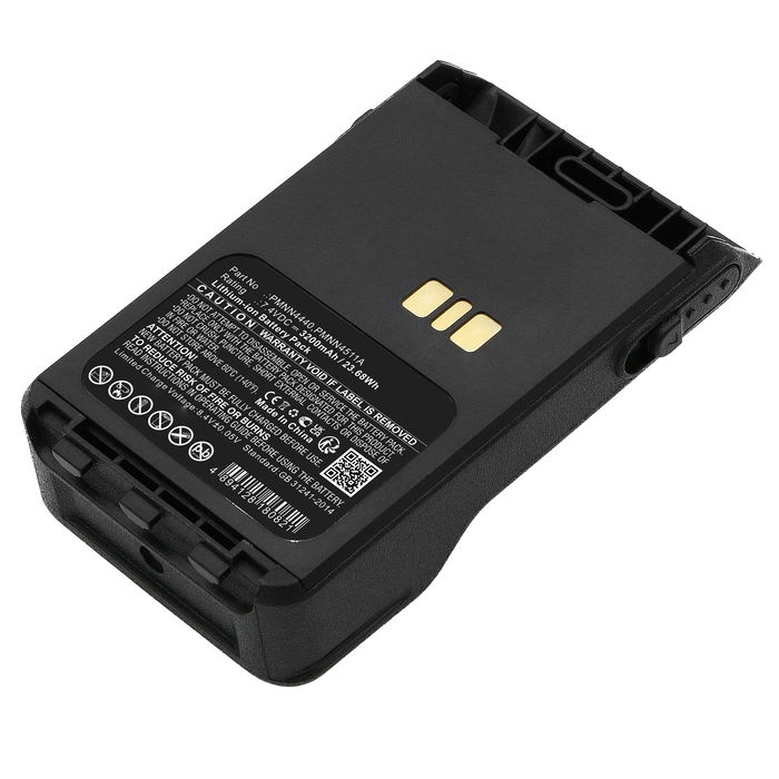 Batteri til Motorola XiR E8608i XiRE8608i DP3000e DP3661 XiR P8600 - Reservebatteri Motorola DP3661/ XiR P8600 / DP3000e / XiR E8608i 3200mAh udskiftsningsbatteri