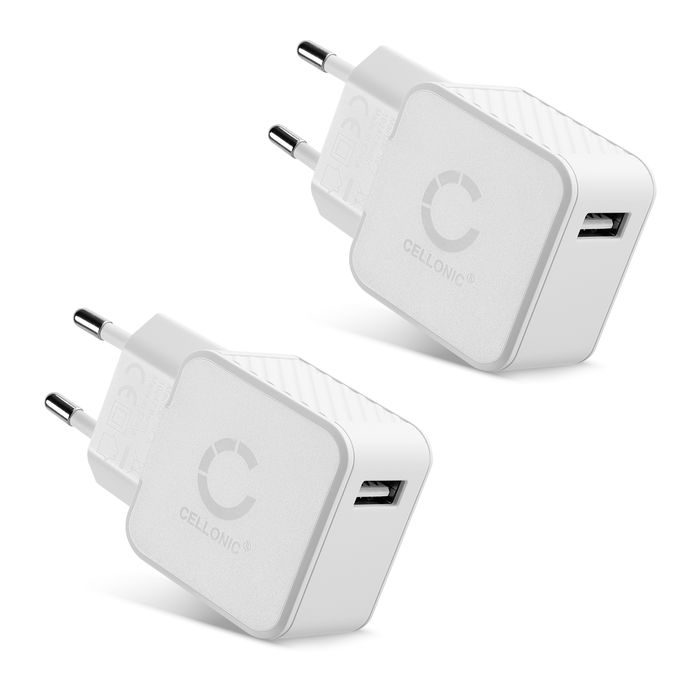 USB Oplader til Apple iPhone 17, 16, 15, 17 Pro Max, 16 Pro, 16 Pro Max, 13, 17 Pro, 16e, 15 Pro, 12, 11, 13 Pro, AirPods Pro Samsung Galaxy S24, S25 Ultra, S25, S24 Ultra Google Pixel 9 med 5W - 1A USB hurtigoplader Strømstik til socket Opladningsadapter