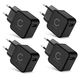4x USB-oplader