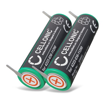 2x Batteri til Philips Sonicare DiamondClean HX9339, HX9340, HX9350, HX9352, HX9360, HX9370, HX9390 - (800mAh) reservebatteri
