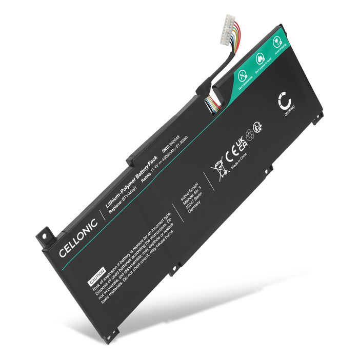 Batteri til MSI Modern 15 A4, A5, A10, A11, Summit B15 A11M Bærbar computer - 4500mAh 11.4V
