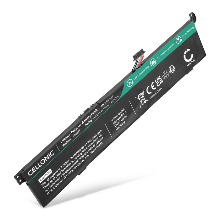 Batteri til Lenovo IdeaPad Gaming 3, ThinkBook 15p Gen 1, IdeaPad Creator 5 15IMH05, L19M3PF7, L19D3PF4, L19M3PD9 Bærbar computer - 4100mAh 11.4V 