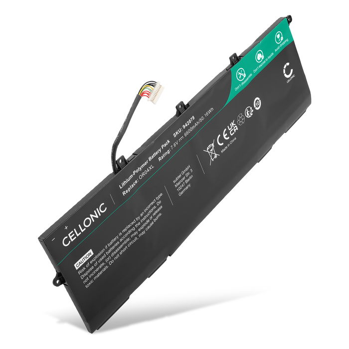 Batteri til HP EliteBook 830 Gen 5 Elitebook x360 830 Gen 5 EliteBook x360 830 Gen 6 EliteBook x360 830 Gen 7 Bærbar computer - 6600mAh 7.6V 