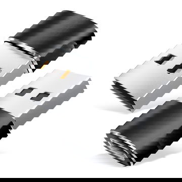 2x USB C til USB A oplader - USB C hun til USB A han konverter opladning og hurtig dataoverførsel til iPhone, iPad, Galaxy, telefon, tablet, laptop - .