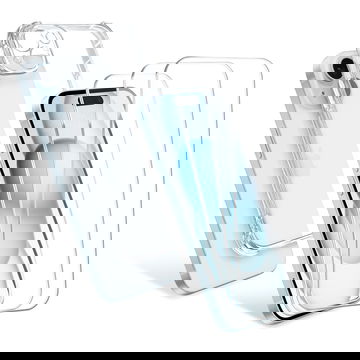 Apple iPhone 15 Plus, 1 x beskyttelsesetui i gennemsigtig TPU og 3 x skærmbeskyttelsesglas 6,7 2.5D Case-friendly 9H 0,33mm Full Glue, skærmbeskyttelsesglas i hærdet glas