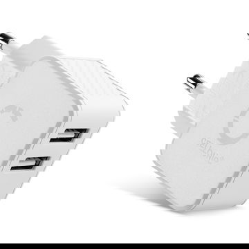 USB 2-rumsoplader med hurtig opladning: Opladningsadapter til iPhone 15, iPhone 14, Samsung 23, Huawei, Xiaomi, mobiltelefon, smartphone, tablet, højttalere, hovedtelefoner og meget mere - med 3,4A 17W