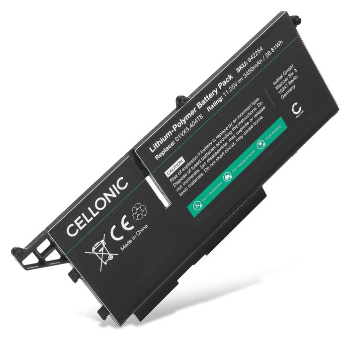 Batteri til Dell Latitude 7330 Rugged Extreme, 13 7330, M69D0, 01VX5, 404T8, 8WRCR Bærbar computer - 3450mAh 11.25V 