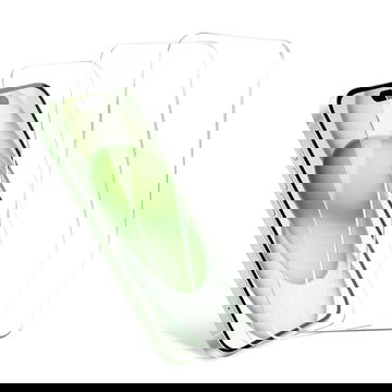 3x CELLONIC iPhone 15 / Pro skærmbeskytter - 6,1" telefonskærmcover 2,5D fuldlimning ultratyndt 9H hærdet glas beskyttende smartphone-skærmbeskyttelse