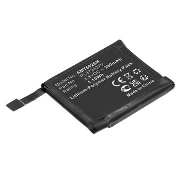 Batteri til Amazfit Pace, A1612, A1602 - PL372427V (290mAh ) reservebatteri