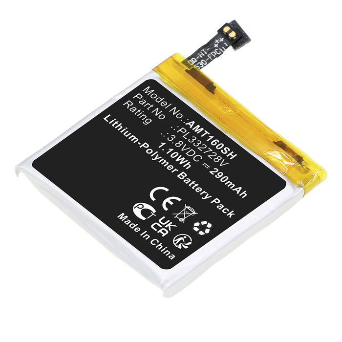 Battery til Amazfit Stratos 1, Stratos 2/2S, A1609, A1619 290mAh 3.8V fra CELLONIC