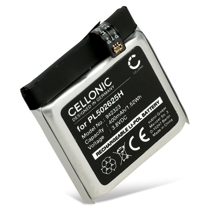 Batteri til Amazfit GTR - 47mm, A19029 - PL502625H (400mAh ) reservebatteri