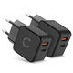 2x USB-oplader