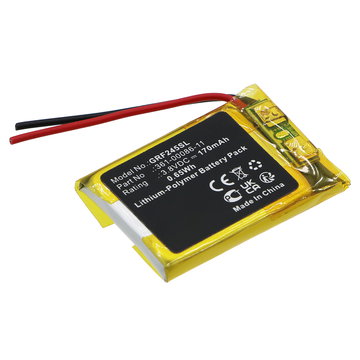 Batteri til Garmin Forerunner 245, Forerunner 245 Music - 361-00086-11 (170mAh ) reservebatteri