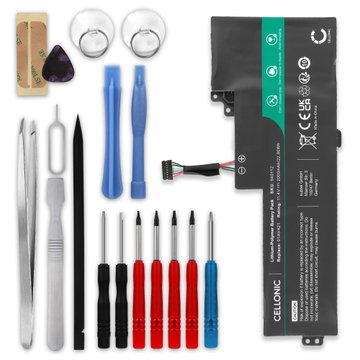 Batteri til Lenovo ThinkPad T480, T470, T470s, T470p, A485, A258, 25, A475, 01AV421 Bærbar computer - 2000mAh 11.4V + Værktøj Set