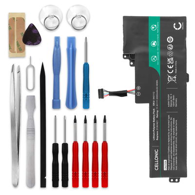 Batteri til Lenovo ThinkPad T480, T470, T470s, T470p, A485, A258, 25, A475, 01AV421 Bærbar computer - 2000mAh 11.4V + Værktøj Set