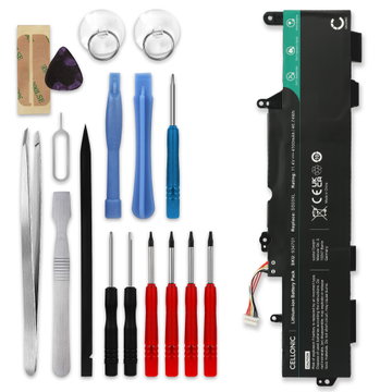 Batteri til HP EliteBook 840 G5, 840 G6, 830 G5, 830 G6, 745 G5, 755 G5, 735 G5, 735 G6, 745 G6, zBook 14u G5, SS03XL Bærbar computer - 4100mAh 11.55V + Værktøj Set