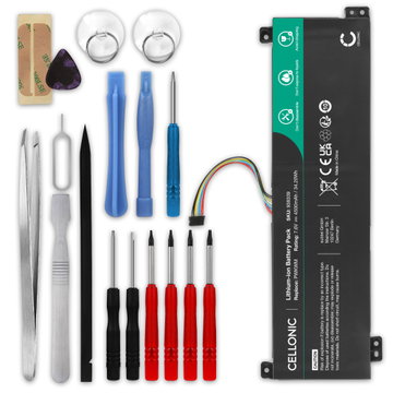 Batteri til Lenovo V130-15IGM, 15IKB, V330-14IKB, 15IKB, 15ISK V530-14IKB, 15IKB Bærbar computer - 4500mAh 7.6V + Værktøj Set
