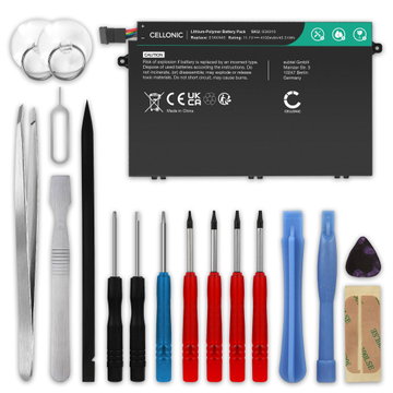 Batteri til Lenovo Thinkpad E480, E485, E490, E580, E585, E590, E595, R480, R580 Bærbar computer - 4100mAh 11.4V + Værktøj Set