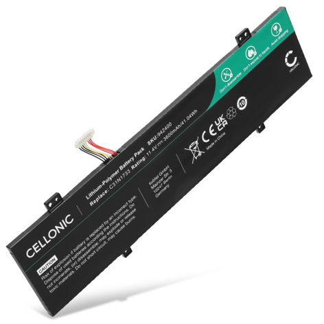 Battery for ASUS TP412FA; TP412U; VivoBook Flip TP412FA Lithium-Polymer 11.4V (3600mAh, 11.4V) from CELLONIC