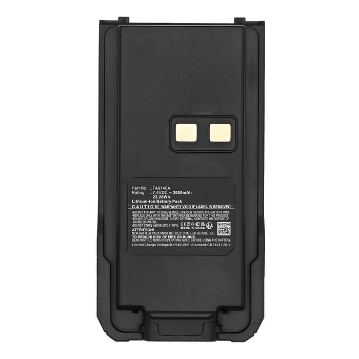 Battery til Ailunce HD1 Retevis RT29, RT29D, RT29U 3000mAh Lithiumion 7.4V fra CELLONIC