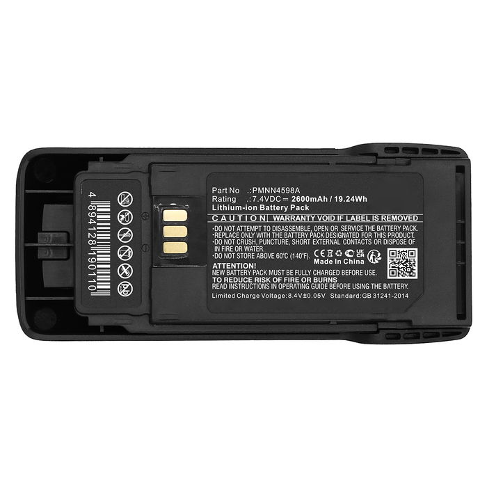 Batteri til Motorola R2 (Motorola PMNN4598A, PMNN4600A) 2600mAh  fra CELLONIC