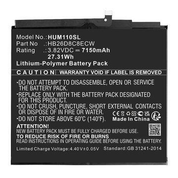 Battery til Huawei MatePad 11 7150mAh 3.82V fra CELLONIC